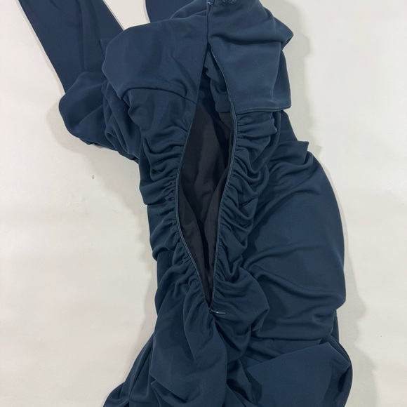 Cinq A Sept Long Sleeve Breanna Dress Knot Tie Front - Picture 6 of 11